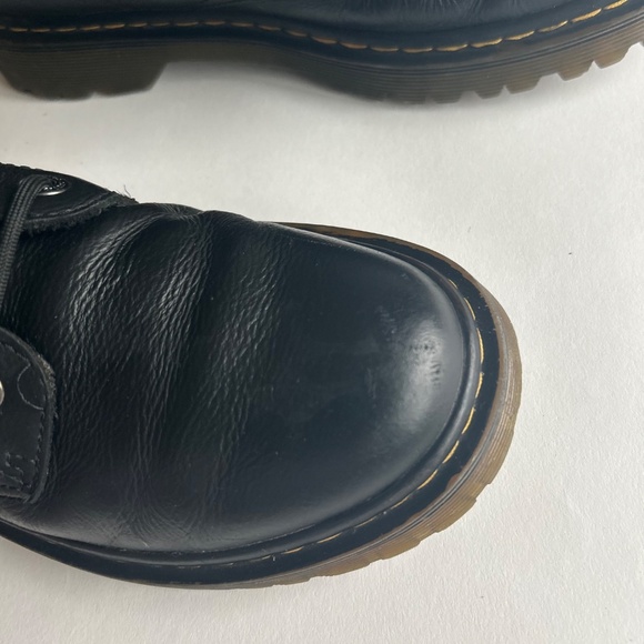 Men’s Dr. Martens Luana Black Leather Combat Boots size 9. - Picture 11 of 14